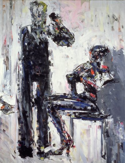 デビッド・ボウイとイマン、1995 作： Stephen Finer